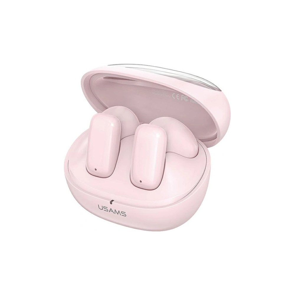 Słuchawki bezprzewodowe douszne USAMS TD Series TD22 Bluetooth 5.3 TWS różowy/pink