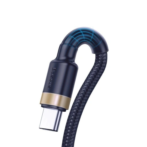 Kup Cablu USB-C Baseus Cafule Huawei SuperCharge, QC 3.0, 5A 1m (albastru-auriu) - BSU694BLUGLD - {ean13} - Sklep Home Screen