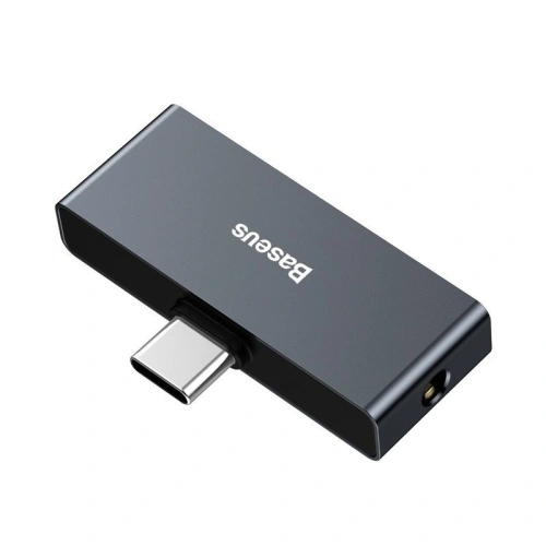 Kup Audio adapter Baseus L57 USB-C to USB-C + minijack 3,5mm, QC 3.0, PD (fekete) - BSU695BLK - {ean13} - Sklep Home Screen