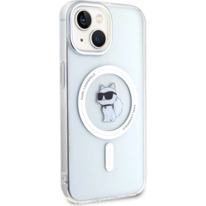 Buy Karl Lagerfeld KLHMP14SHFCCNOT Apple iPhone 15 / 14 / 13 hardcase IML Choupette MagSafe transparent - KLD2074 - {ean13} - Home Screen Store Europe