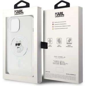 Buy Karl Lagerfeld KLHMP14SHFCCNOT Apple iPhone 15 / 14 / 13 hardcase IML Choupette MagSafe transparent - KLD2074 - {ean13} - Home Screen Store Europe