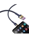 Kup Cablu USB-C Baseus Cafule Huawei SuperCharge, QC 3.0, 5A 1m (albastru-auriu) - BSU694BLUGLD - {ean13} - Sklep Home Screen