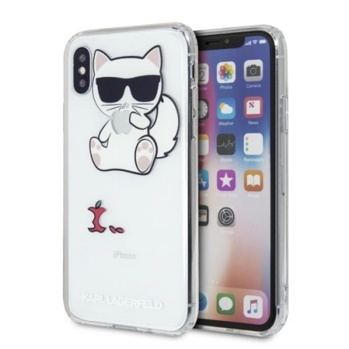 Kup Karl Lagerfeld KLHCPXCFA husă transparentă pentru iPhone X/Xs Choupette Fun - KLD189CL - {ean13} - Sklep Home Screen