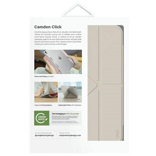 Kup Etui UNIQ Camden Click Apple iPad Air 11" 2024 (6. generáció) bézs/ivory - UNIQ1163 - {ean13} - Sklep Home Screen