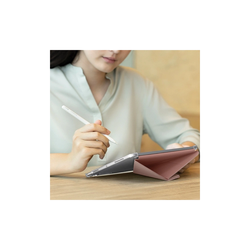 Etui UNIQ Camden Click Apple iPad Air 11" 2024 (6. generacji) różowy/blush pink