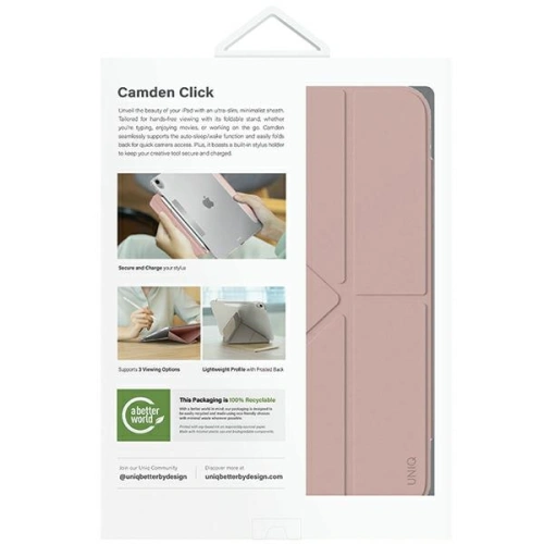 Kup Etui UNIQ Camden Click Apple iPad Air 11" 2024 (6. generációs) rózsaszín/blush pink - UNIQ1164 - {ean13} - Sklep Home Screen