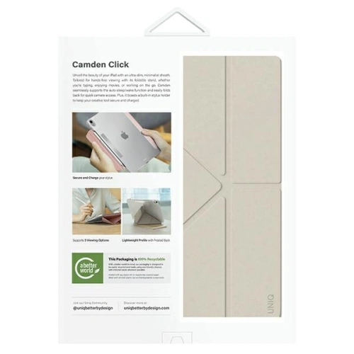 Kup Etui UNIQ Camden Click Apple iPad Air 13" 2024 (6. generacji) beżowy/ivory - UNIQ1165 - {ean13} - Sklep Home Screen