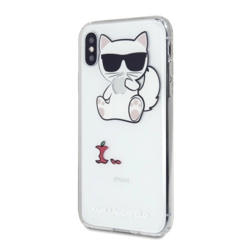 Kup Karl Lagerfeld KLHCPXCFA iPhone X/Xs hardcase transparent Choupette Fun - KLD189CL - {ean13} - Sklep Home Screen