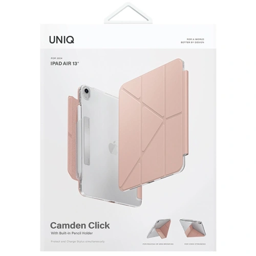 Kup Etui UNIQ Camden Click Apple iPad Air 13" 2024 (6. generációs) rózsaszín/blush pink - UNIQ1166 - {ean13} - Sklep Home Screen