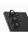 Sklo na objektiv fotoaparátu UNIQ Optix Aluminium Camera Lens Protector Samsung Galaxy S24 Ultra midnight black