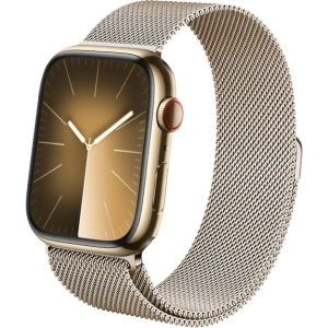 Kup Crong Milano Steel Apple Watch 4/5/6/7/8/9/SE/Ultra 42/44/45/49mm champagnerfarben - CRG774 - {ean13} - Sklep Home Screen