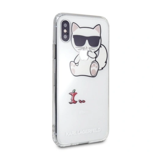 Kup Karl Lagerfeld KLHCPXCFA iPhone X/Xs hardcase transparent Choupette Fun - KLD189CL - {ean13} - Sklep Home Screen