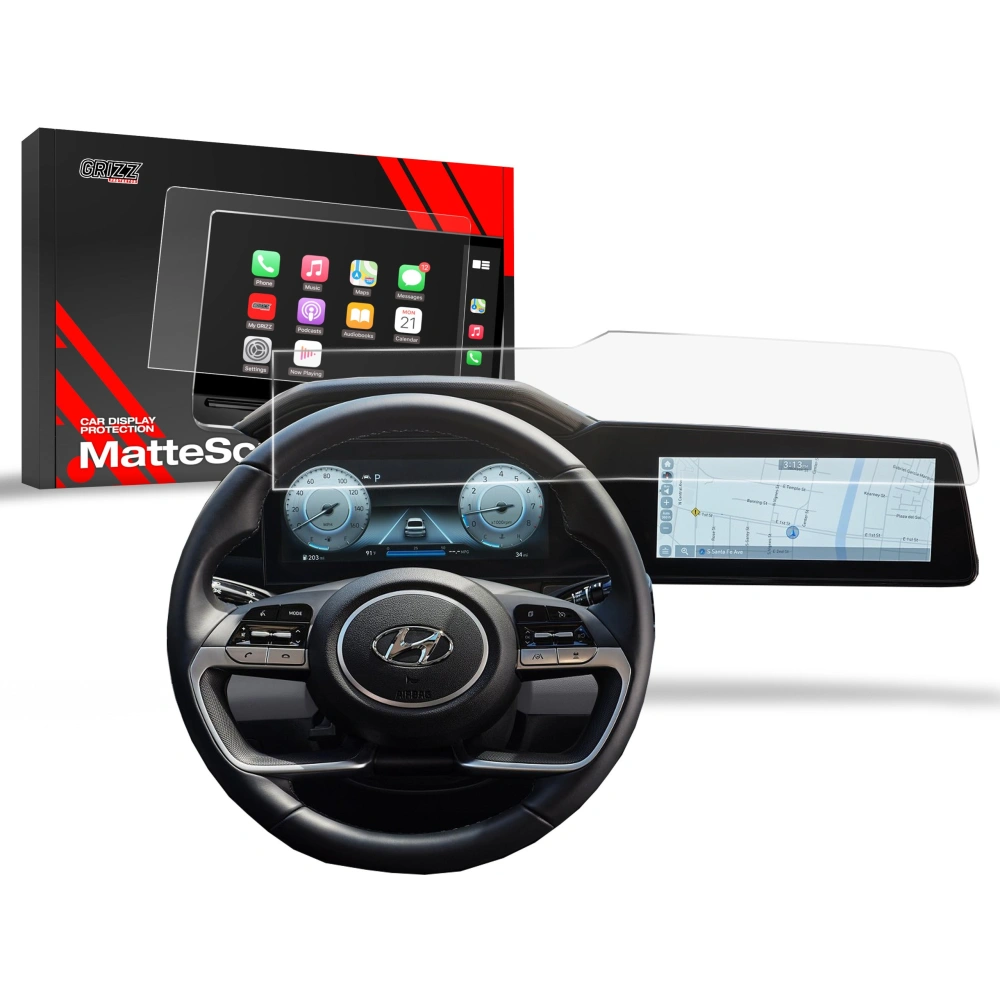 Folia matowa GrizzGlass CarDisplay Protection do Hyundai Elantra 10,25" 2020-2025