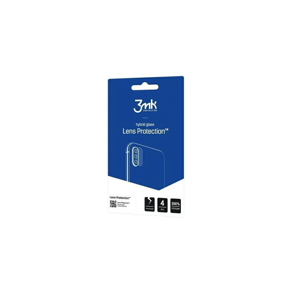 Szkło hybrydowe na obiektyw aparatu 3MK Lens Protection Tecno POVA 6 [4 PACK]