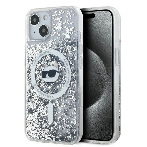 Kup Etui Karl Lagerfeld KLHMP15MLGCHSGH Apple iPhone 15 Plus / 14 Plus hardcase Liquid Glitter Choupette Head Magsafe átlátszó - KLD2083 - {ean13} - Sklep Home Screen