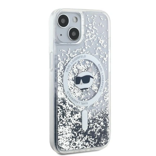 Kup Etui Karl Lagerfeld KLHMP15MLGCHSGH Apple iPhone 15 Plus / 14 Plus hardcase Liquid Glitter Choupette Head Magsafe átlátszó - KLD2083 - {ean13} - Sklep Home Screen