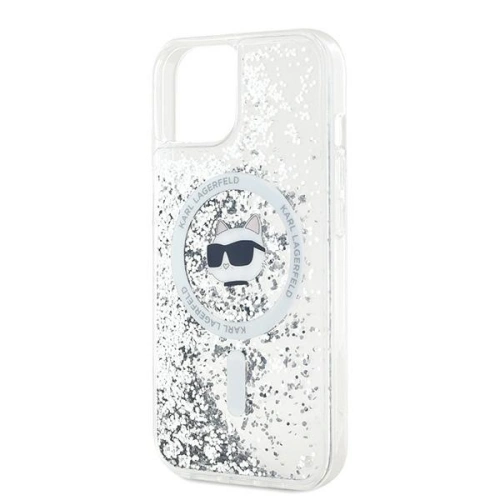 Kup Etui Karl Lagerfeld KLHMP15MLGCHSGH Apple iPhone 15 Plus / 14 Plus hardcase Liquid Glitter Choupette Head Magsafe átlátszó - KLD2083 - {ean13} - Sklep Home Screen