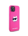 Kup Etui Karl Lagerfeld KLHMP15MSCHPPLF Apple iPhone 15 Plus / 14 Plus hardcase Silicone Choupette Head MagSafe roz/ fuchsia - KLD2084 - {ean13} - Sklep Home Screen