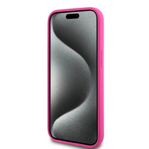 Kup Etui Karl Lagerfeld KLHMP15MSCHPPLF Apple iPhone 15 Plus / 14 Plus hardcase Silicone Choupette Head MagSafe roz/ fuchsia - KLD2084 - {ean13} - Sklep Home Screen