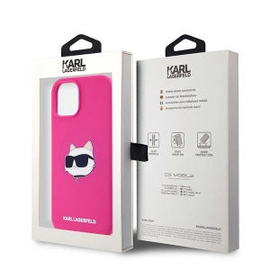 Kup Etui Karl Lagerfeld KLHMP15MSCHPPLF Apple iPhone 15 Plus / 14 Plus keménytok Szilikon Choupette Fej MagSafe rózsaszín/fukszia - KLD2084 - {ean13} - Sklep Home Screen