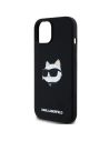 Kup Etui Karl Lagerfeld KLHMP15MSCHPPLK Apple iPhone 15 Plus / 14 Plus hardcase Silicone Choupette Head MagSafe negru/black - KLD2085 - {ean13} - Sklep Home Screen