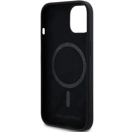 Kup Etui Karl Lagerfeld KLHMP15MSCHPPLK Apple iPhone 15 Plus / 14 Plus hardcase Silicone Choupette Head MagSafe negru/black - KLD2085 - {ean13} - Sklep Home Screen