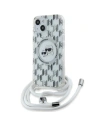 Kup Etui Karl Lagerfeld KLHMP15SHCKCKLCT Apple iPhone 15 / 14 / 13 kemény tok IML Crossbody Monogram Karl & Choupette Head MagSafe átlátszó - KLD2086 - {ean13} - Sklep Home Screen