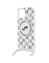 Kup Etui Karl Lagerfeld KLHMP15SHCKCKLCT Apple iPhone 15 / 14 / 13 kemény tok IML Crossbody Monogram Karl & Choupette Head MagSafe átlátszó - KLD2086 - {ean13} - Sklep Home Screen