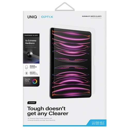 Kup Edzett üveg UNIQ Optix Clear Apple iPad Air 11" 2024 (6. generáció) - UNIQ1168 - {ean13} - Sklep Home Screen