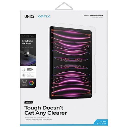 Kup Szkło hartowane UNIQ Optix Clear Apple iPad Air 13" 2024 (6. generacji) - UNIQ1169 - {ean13} - Sklep Home Screen