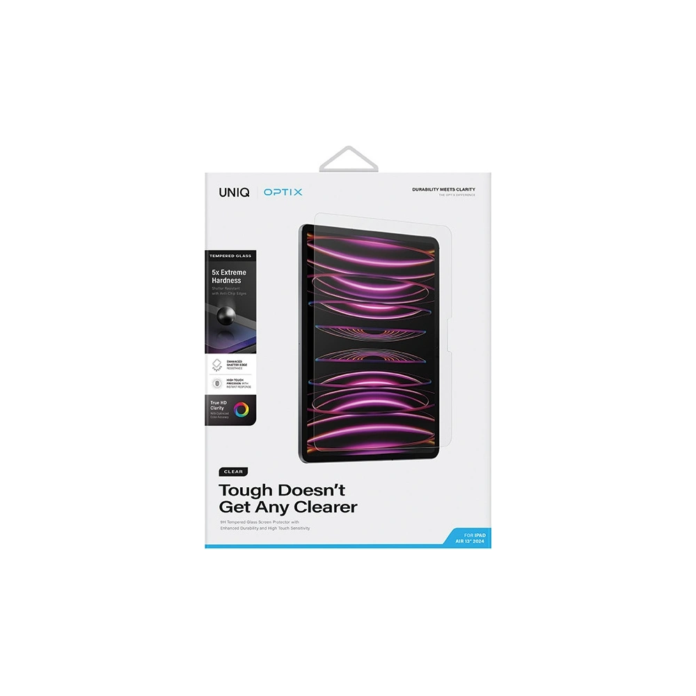 Szkło hartowane UNIQ Optix Clear Apple iPad Air 13" 2024 (6. generacji)