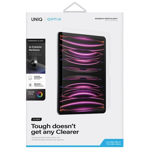 Kup Szkło hartowane UNIQ Optix Clear Apple iPad Pro 11" 2024 (5. generacji) - UNIQ1170 - {ean13} - Sklep Home Screen