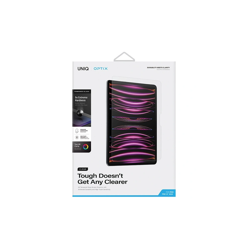 Szkło hartowane UNIQ Optix Clear Apple iPad Pro 13" 2024 (7. generacji)