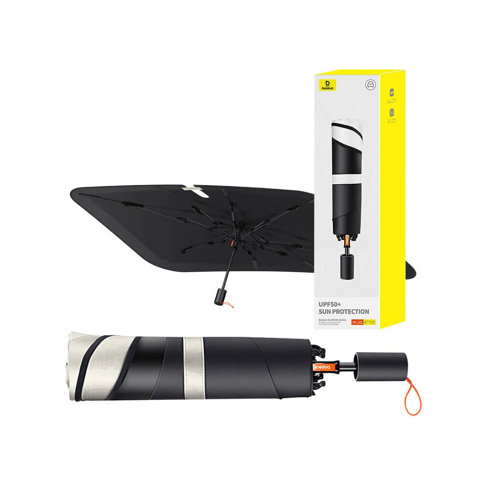 Osłona przeciwsłoneczna do auta Baseus CoolRide dwuwarstwowy czarny