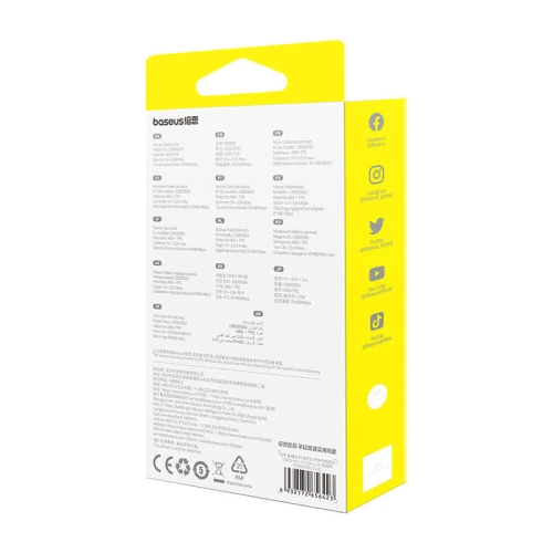 Kup Kábel 3w1 Baseus Free2Draw USB-A / micro USB, Lightning, USB-C 3.5A 1.1m fekete - BSU4900 - {ean13} - Sklep Home Screen