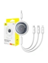 Kup Kábel 3w1 Baseus Free2Draw USB-A / micro USB, Lightning, USB-C 3.5A 1.1m fehér - BSU4901 - {ean13} - Sklep Home Screen