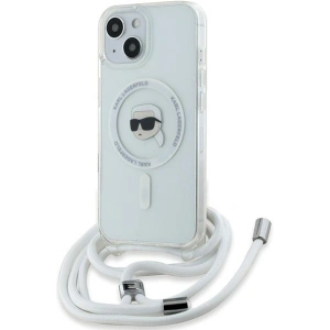 Buy Karl Lagerfeld KLHMP15SHCKHNT Apple iPhone 15 / 14 / 13 hardcase Crossbody IML Karl Head Magsafe transparent - KLD2087 - {ean13} - Home Screen Store Europe