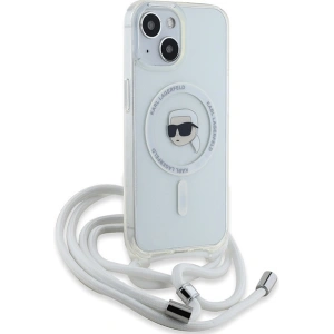 Kup Case Karl Lagerfeld KLHMP15SHCKHNT Apple iPhone 15 / 14 / 13 Hardcase Crossbody IML Karl Head Magsafe transparent - KLD2087 - {ean13} - Sklep Home Screen