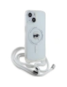 Buy Karl Lagerfeld KLHMP15SHCKHNT Apple iPhone 15 / 14 / 13 hardcase Crossbody IML Karl Head Magsafe transparent - KLD2087 - {ean13} - Home Screen Store Europe