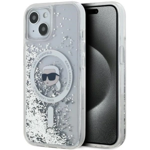 Kup Etui Karl Lagerfeld KLHMP15SLGKISGH Apple iPhone 15 / 14 / 13 hardcase Liquid Glitter Karl Head Magsafe průhledné - KLD2089 - {ean13} - Sklep Home Screen