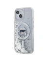 Kup Case Karl Lagerfeld KLHMP15SLGKISGH Apple iPhone 15 / 14 / 13 Hardcase Liquid Glitter Karl Head Magsafe transparent - KLD2089 - {ean13} - Sklep Home Screen