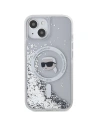 Kup Case Karl Lagerfeld KLHMP15SLGKISGH Apple iPhone 15 / 14 / 13 Hardcase Liquid Glitter Karl Head Magsafe transparent - KLD2089 - {ean13} - Sklep Home Screen