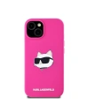 Kup Etui Karl Lagerfeld KLHMP15SSCHPPLF Apple iPhone 15 / 14 / 13 keménytok Szilikon Choupette Fej MagSafe rózsaszín/fukszia - KLD2090 - {ean13} - Sklep Home Screen