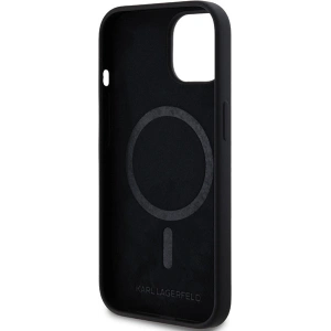 Kup Etui Karl Lagerfeld KLHMP15SSCHPPLK Apple iPhone 15 / 14 / 13 hardcase Silicon Choupette Head MagSafe negru/black - KLD2091 - {ean13} - Sklep Home Screen