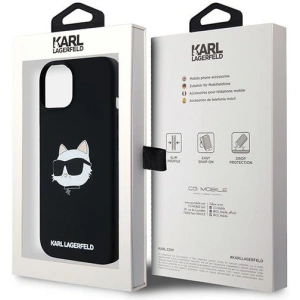 Kup Etui Karl Lagerfeld KLHMP15SSCHPPLK Apple iPhone 15 / 14 / 13 hardcase Silicon Choupette Head MagSafe negru/black - KLD2091 - {ean13} - Sklep Home Screen