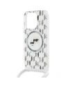 Kup Case Karl Lagerfeld KLHMP15XHCKCKLCT Apple iPhone 15 Pro Max Hardcase IML Crossbody Monogram Karl & Choupette Head MagSafe transparent - KLD2092 - {ean13} - Sklep Home Screen