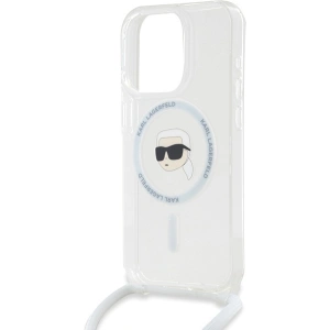 Kup Case Karl Lagerfeld KLHMP15XHCKHNT Apple iPhone 15 Pro Max Hardcase Crossbody IML Karl Head Magsafe transparent - KLD2093 - {ean13} - Sklep Home Screen