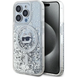 Kup Etui Karl Lagerfeld KLHMP15XLGCHSGH Apple iPhone 15 Pro Max kemény tok Liquid Glitter Choupette Head Magsafe átlátszó - KLD2094 - {ean13} - Sklep Home Screen
