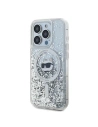 Kup Etui Karl Lagerfeld KLHMP15XLGCHSGH Apple iPhone 15 Pro Max hardcase Liquid Glitter Choupette Head Magsafe transparent - KLD2094 - {ean13} - Sklep Home Screen