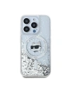 Kup Etui Karl Lagerfeld KLHMP15XLGCHSGH Apple iPhone 15 Pro Max hardcase Liquid Glitter Choupette Head Magsafe transparent - KLD2094 - {ean13} - Sklep Home Screen